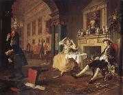 William Hogarth shortly after the wedding china oil painting reproduction